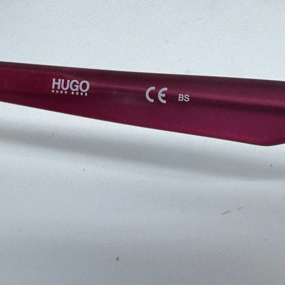 HUGO BOSS HG‎ 0210 Stainless Steel Eyeglasses Frames - Brown Pink H15601